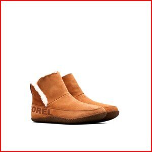 Faux Fur Lined Winter Booties Slip On Slippers Rubber Outsole